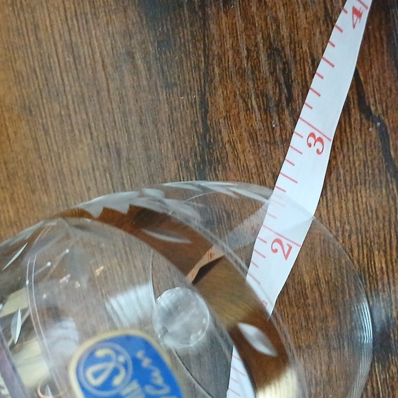 VINTAGE BOHEMIAN CRYSTAL BELL ETCHED WITH FLORAL AND GOLD - Picture 6 of 7